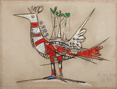 View full screen - View 1 of Lot 193. La gallina.