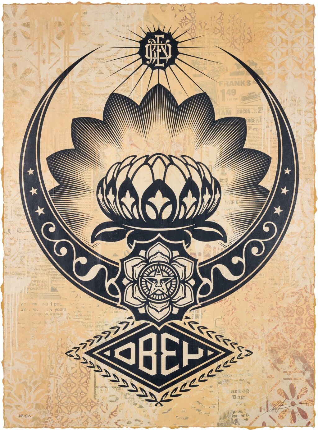 View full screen - View 1 of Lot 75. Lotus Ornament.