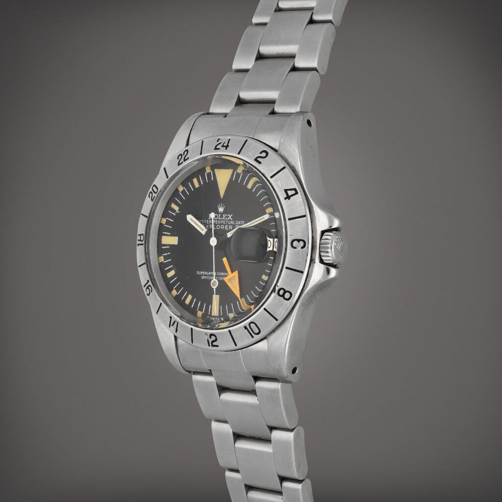 View full screen - View 1 of Lot 31. Explorer II 'Steve McQueen', Reference 1655 | A stainless steel wristwatch with date, 24 hour indication and bracelet | Circa 1973.