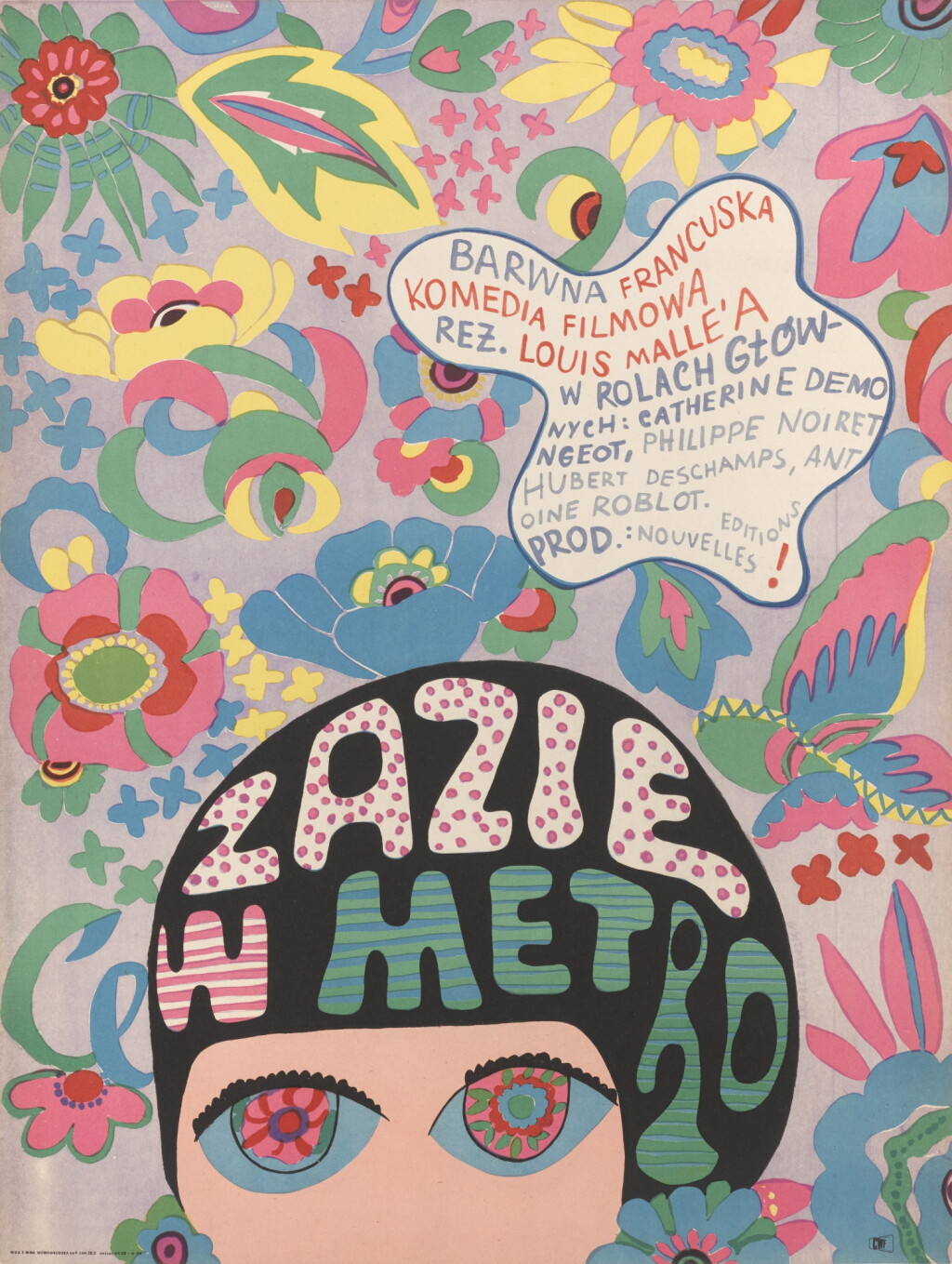 View full screen - View 1 of Lot 23. Zazie Dans le Metro / Zazie W Metro (1960).
