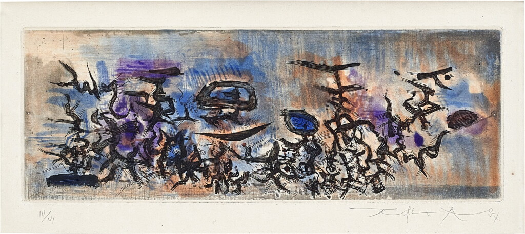 View full screen - View 1 of Lot 896. Zao Wou-Ki 趙無極 | Sans titre 無題.