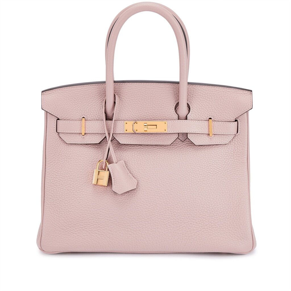 View full screen - View 1 of Lot 578. Glycine Clémence Birkin 30 Gold Hardware, 2015 and Twillies.
