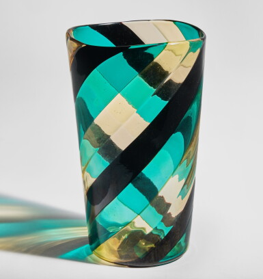 View full screen - View 1 of Lot 593. "Fasce Ritorte Americano" Vase.