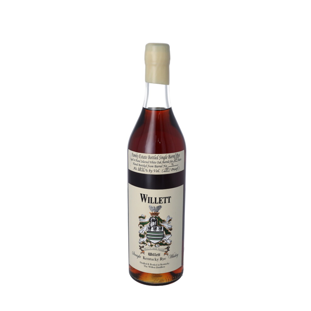 View full screen - View 1 of Lot 40. Willett Family Reserve 23 Year Old Single Barrel Rye #11 "The Iron Fist" 137.1 proof 1984 (1 BT75).