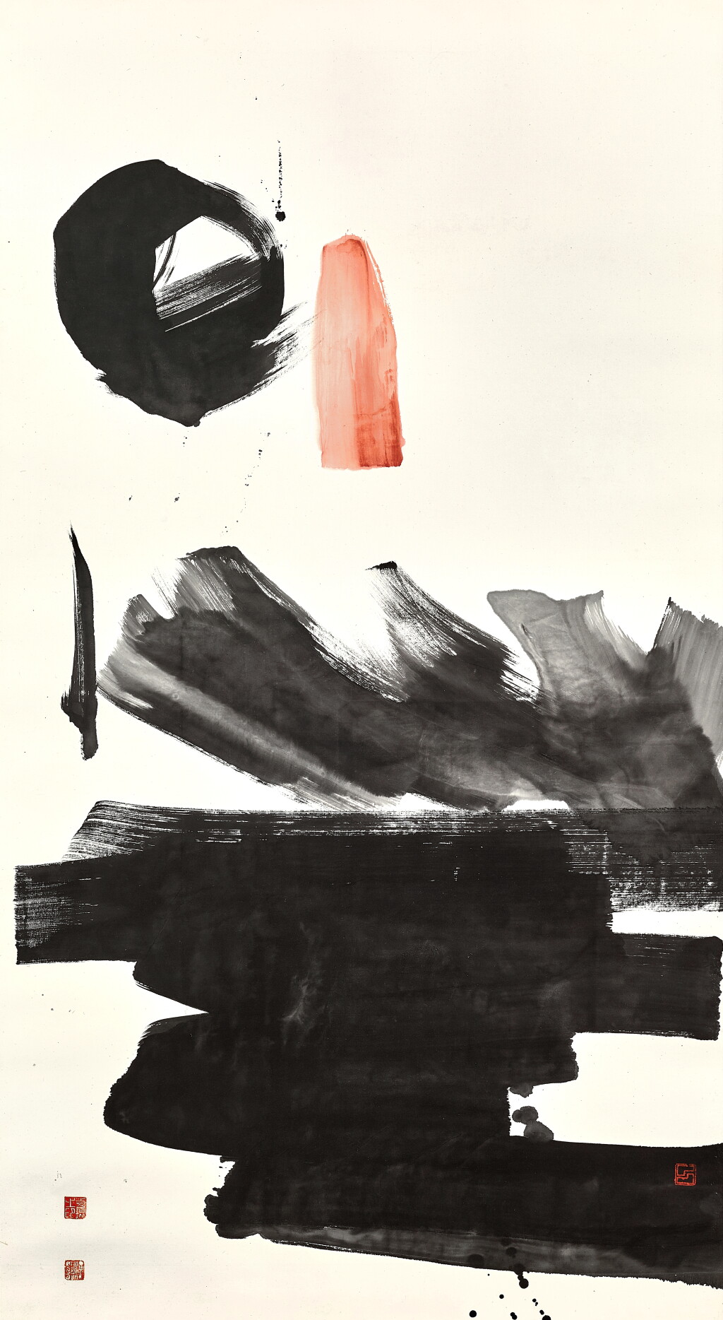 View full screen - View 1 of Lot 3210. 呂壽琨 Lü Shoukun (Lui Shou-Kwan) | 禪畫 Zen.