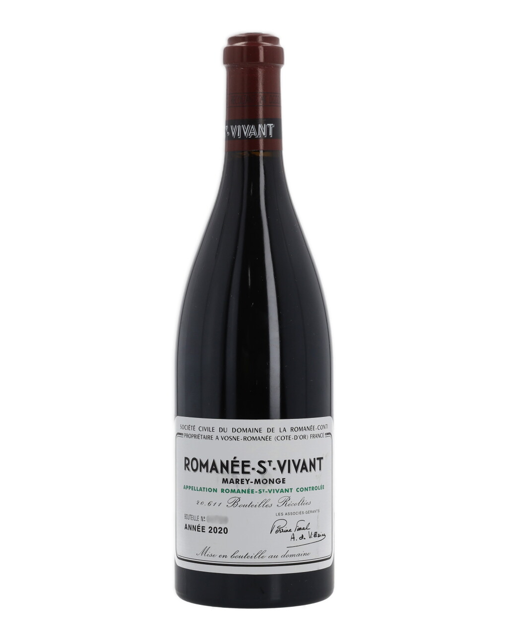 View full screen - View 1 of Lot 2. Romanée St. Vivant 2020 Domaine de la Romanée-Conti (1 BT).