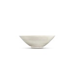 A white-glazed conical tea bowl, Tang dynasty 唐 白釉斗笠茶盌