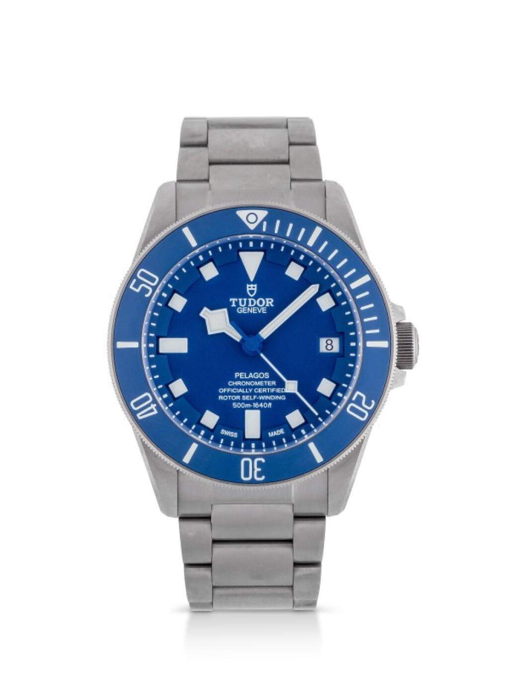 View full screen - View 1 of Lot 118. TUDOR | PELAGOS, REF 25600T TITANIUM AND STAINLESS STEEL WRISTWATCH WITH DATE AND BRACELET CIRCA 2015.