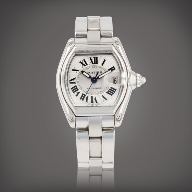 View full screen - View 1 of Lot 159. Roadster, reference 2510 Montre bracelet en acier avec date | Stainless steel wristwatch with date Vers 2002 | Circa 2002.