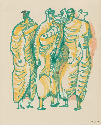 View full screen - View 1 of Lot 103. Group of Standing Women.
