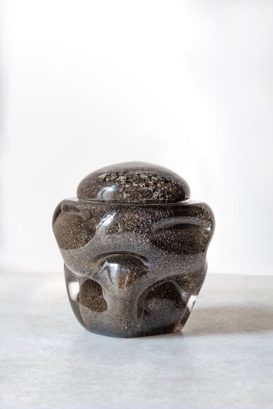 View full screen - View 1 of Lot 324. Covered Jar.