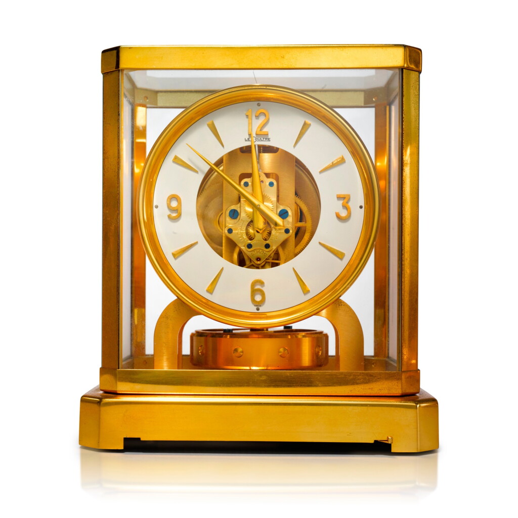 View full screen - View 1 of Lot 180. Atmos A gilt brass Atmos clock, Circa 1975.