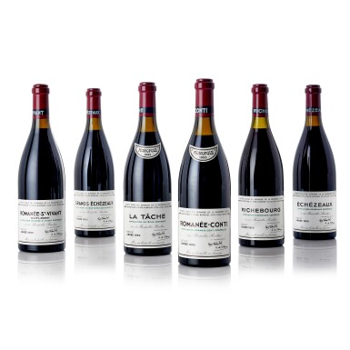 View full screen - View 1 of Lot 9501. Domaine de la Romanée-Conti Assortment 1995 (12 BT).