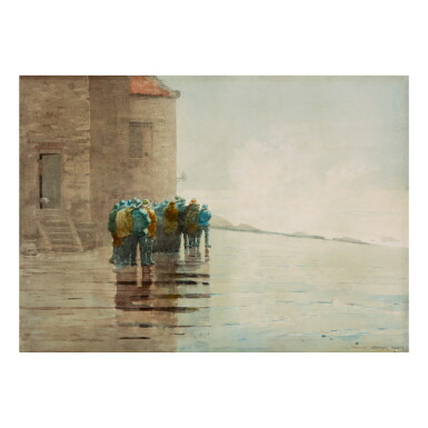 View full screen - View 1 of Lot 45. WINSLOW HOMER | THE LIFE BRIGADE.
