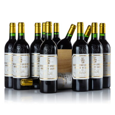 View full screen - View 1 of Lot 512. Château Pichon Longueville, Lalande 1992 (12 BT).