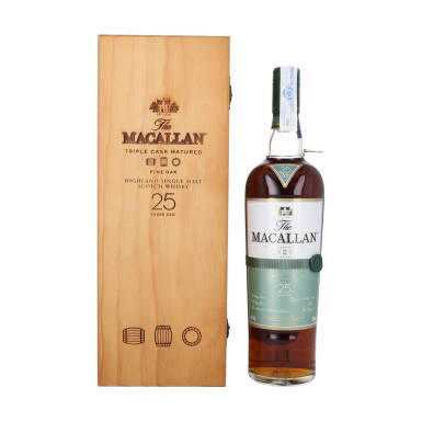 View full screen - View 1 of Lot 5018. The Macallan 25 Year Old Fine Oak 43.0 abv NV (1 BT70).