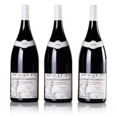 View full screen - View 1 of Lot 380. Gevrey Chambertin, Champeaux, Vieille Vigne 2010 Bernard Dugat-Py (3 MAG).
