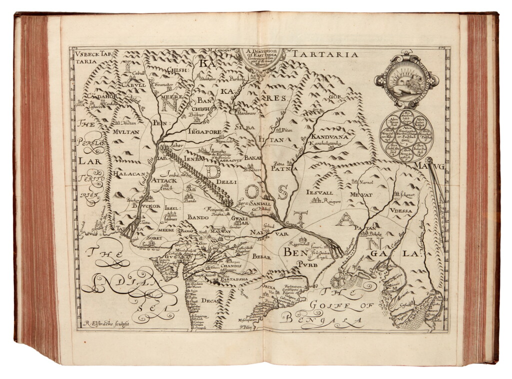 View full screen - View 1 of Lot 46. Samuel Purchas | Purchas his Pilgrimes, 1625-26, 5 volumes.