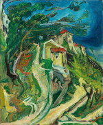 Paysage avec maison