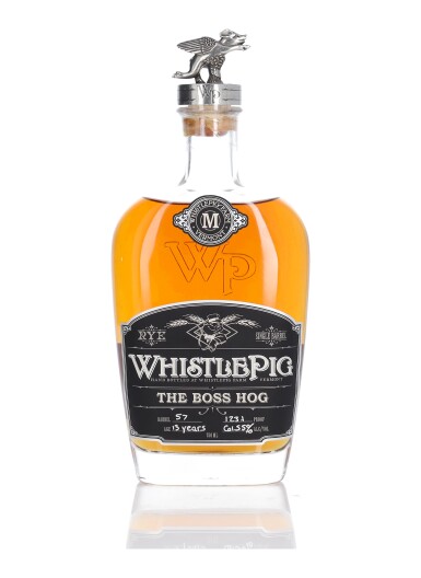 View full screen - View 1 of Lot 238. WhistlePig The Boss Hog 13 Year Old 2nd Edition "Spirit of Mortimer" 123.1 Proof NV (1 Bottle 75cl).