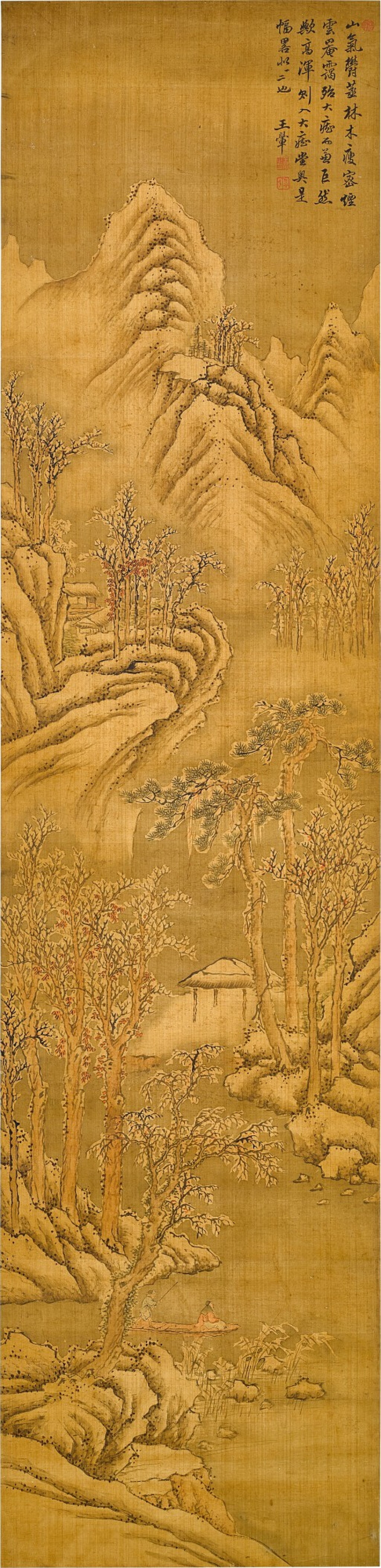 View full screen - View 1 of Lot 960. 王翬(款) 溪山雪霽|Attributed to Wang Hui, Winter Landscape.