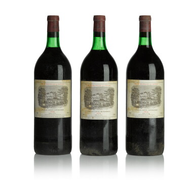View full screen - View 1 of Lot 17. Château Lafite 1976 (3 MAG).