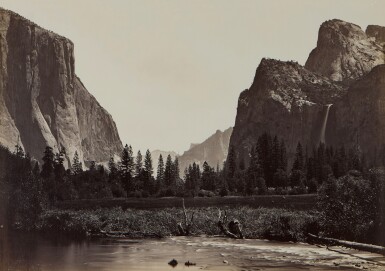 View full screen - View 1 of Lot 58. Yosemite Valley, from Big Oak Flat Road.