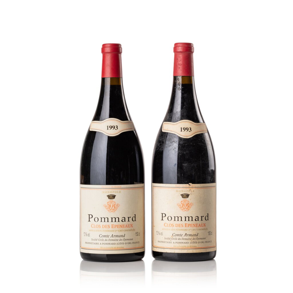 View full screen - View 1 of Lot 882. Pommard, Clos des Epeneaux 1993 Comte Armand (2 MAG).