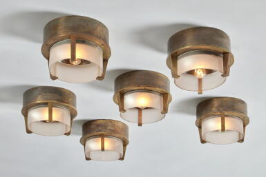 View full screen - View 1 of Lot 126. Six Ceiling Lights.