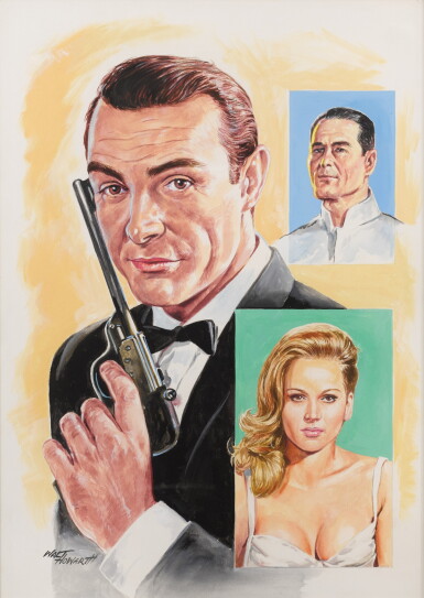 View full screen - View 1 of Lot 49. Dr. No (1962), artwork based on the film, British, undated.