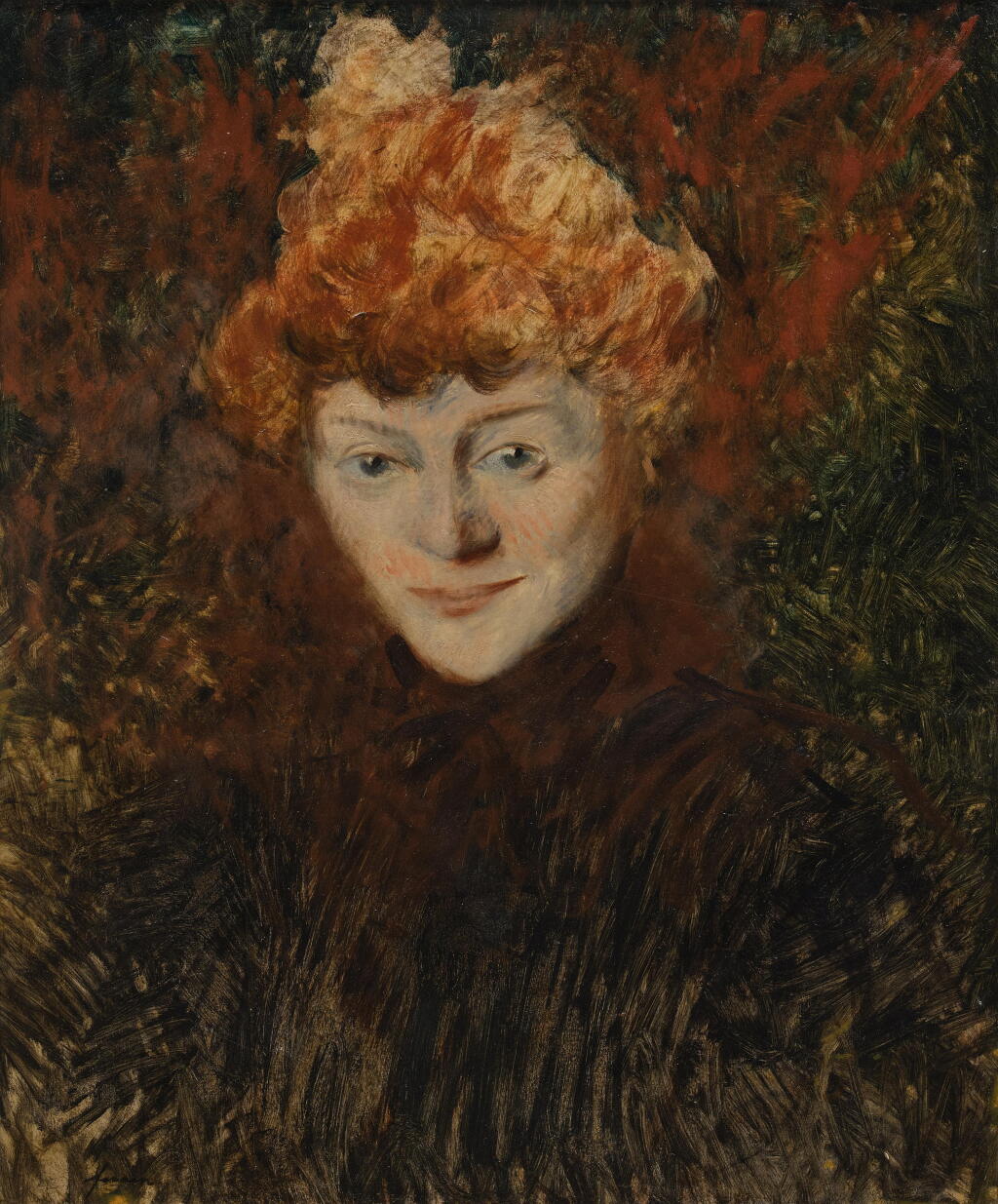 View full screen - View 1 of Lot 2217. Portrait d'Yvette Guilbert.