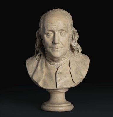 View full screen - View 1 of Lot 6. WORKSHOP OF JEAN-ANTOINE HOUDON | BENJAMIN FRANKLIN.