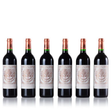 View full screen - View 1 of Lot 593. Château Pichon Longueville, Baron 1995/1996 (9 BT).