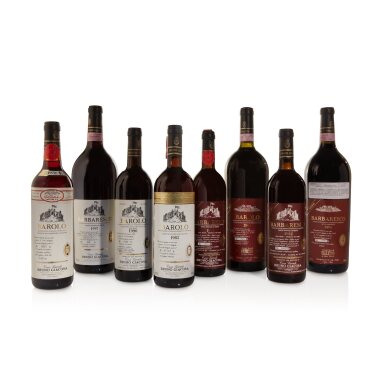 View full screen - View 1 of Lot 58. Barbaresco, Santo Stefano, Riserva 1985 Bruno Giacosa (1 BT) (Red Label).