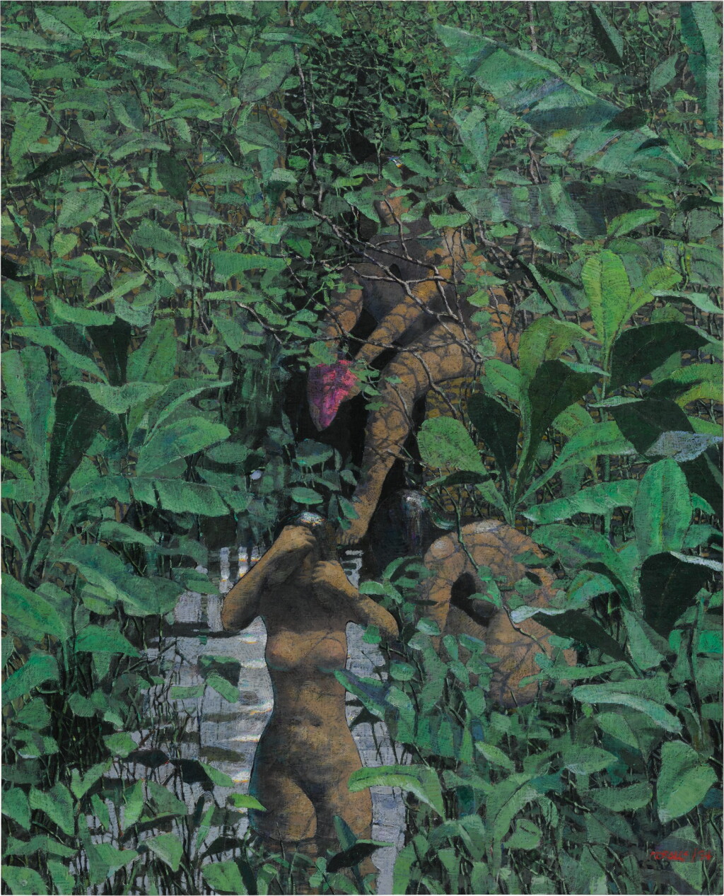 View full screen - View 1 of Lot 228. Trois baigneuses dans la forêt.