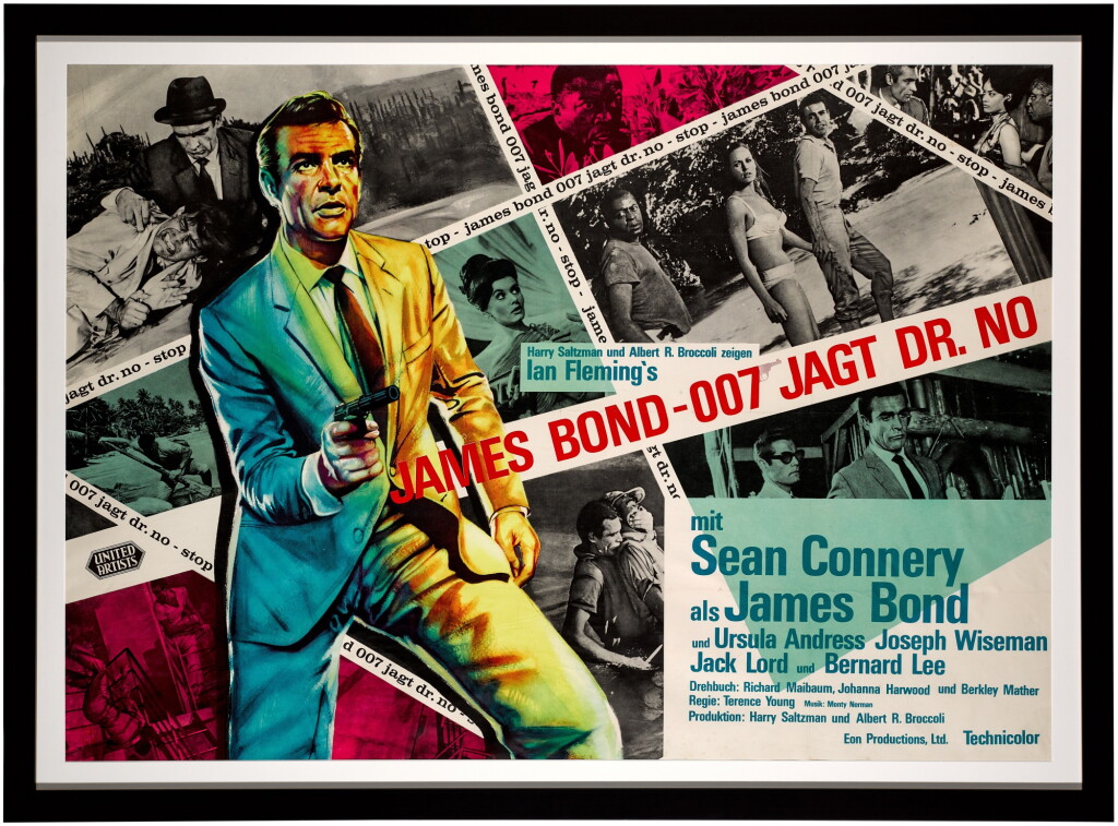 View full screen - View 1 of Lot 95. Dr. No / James Bond 007 Jagt Dr. No (1962) Poster, German.