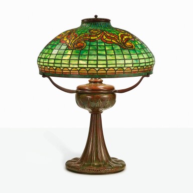 View full screen - View 1 of Lot 16. TIFFANY STUDIOS | “TYLER” TABLE LAMP.