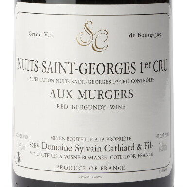 View full screen - View 1 of Lot 1034. Nuits St. Georges, Aux Murgers 2011 Sylvain Cathiard (6 BT).