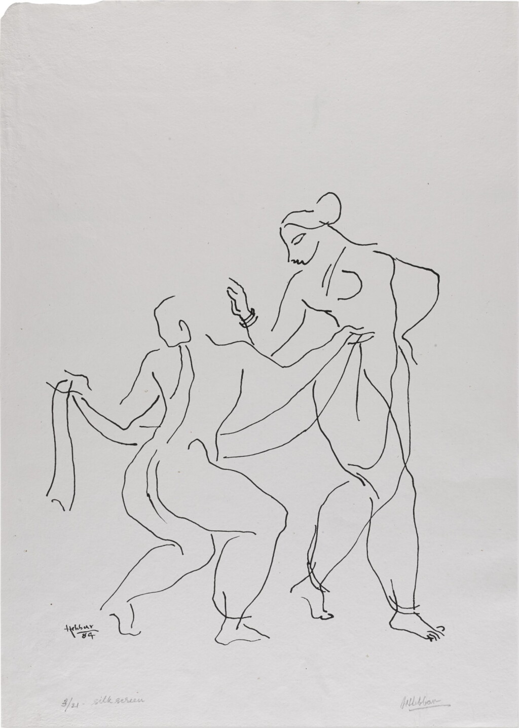 View full screen - View 1 of Lot 34. Untitled (Dancing Couple).