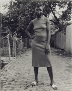 A Young Woman Between Carrolburg Place and Half Street, Washington, D. C.