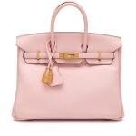 Rose Sakura Swift Birkin 25 Gold Hardware, 2015