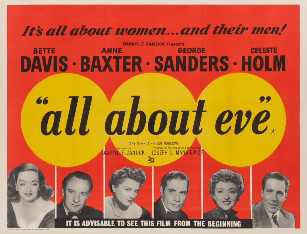 View full screen - View 1 of Lot 47. ALL ABOUT EVE (1950) POSTER, BRITISH.