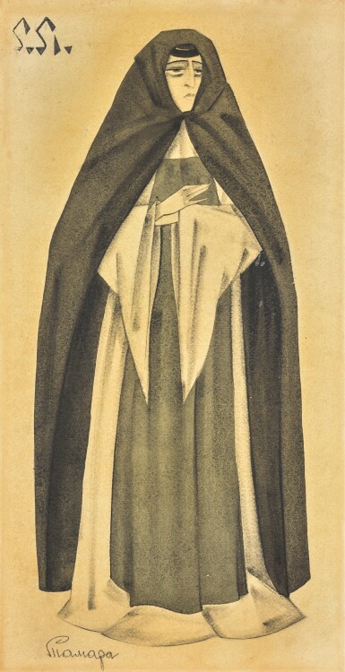 View full screen - View 1 of Lot 84. GEORGES ANATOLIEVICH POGEDAIEFF | Costume Design for Tamara.