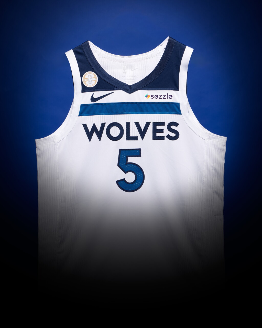 View full screen - View 1 of Lot 6. Anthony Edwards Minnesota Timberwolves 2025-2026 NBA Tip-Off Game Worn Association Edition Jersey | Special Edition 'All-NBA Second Team' Trophy Patch | 41 Points | Franchise Record for Most Points in a Season Opener.