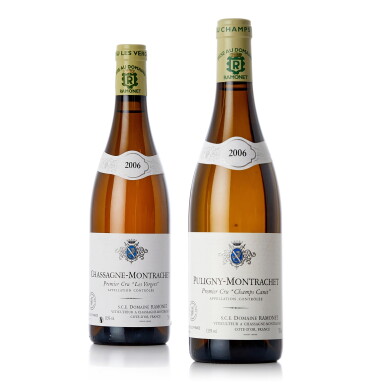 View full screen - View 1 of Lot 1327. Puligny Montrachet, Champ Canet 2006 Domaine Ramonet (11 BT).