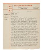 Soong Ching-ling, Madame Sun Yat-sen, Autograph letter to Evans Carlson, October 1939 | 宋庆龄 致埃文斯•卡尔逊先生信函 1939年10月