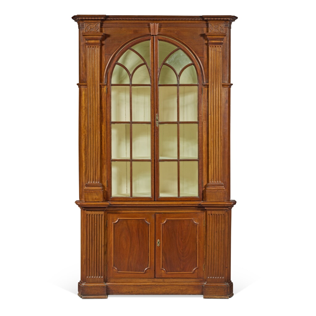 View full screen - View 1 of Lot 262. A Fine Chippendale Two-Part Corner Cupboard, Pennsylvania, Circa 1780.