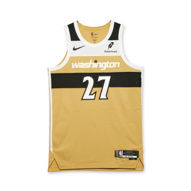 View full screen - View 1 of Lot 20. Will Riley Washington Wizards 2025-2026 Game Worn City Edition Jersey.
