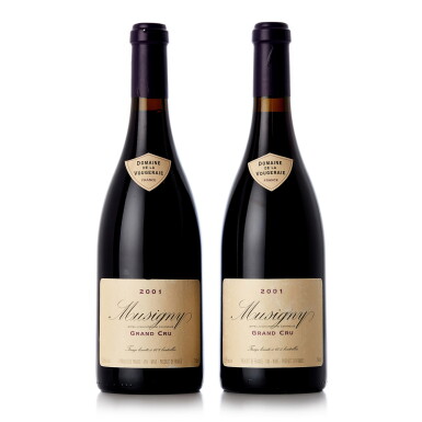 View full screen - View 1 of Lot 1307. Musigny 2001 Domaine de la Vougeraie (9 BT).