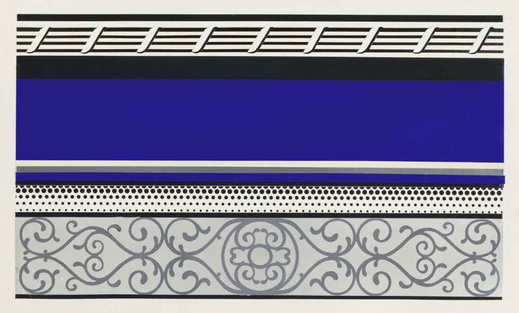 View full screen - View 1 of Lot 422. Entablature V (Study).